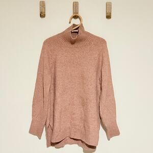 Calvin Klein Jeans - Wool Blend Mock Neck Sweater - Large